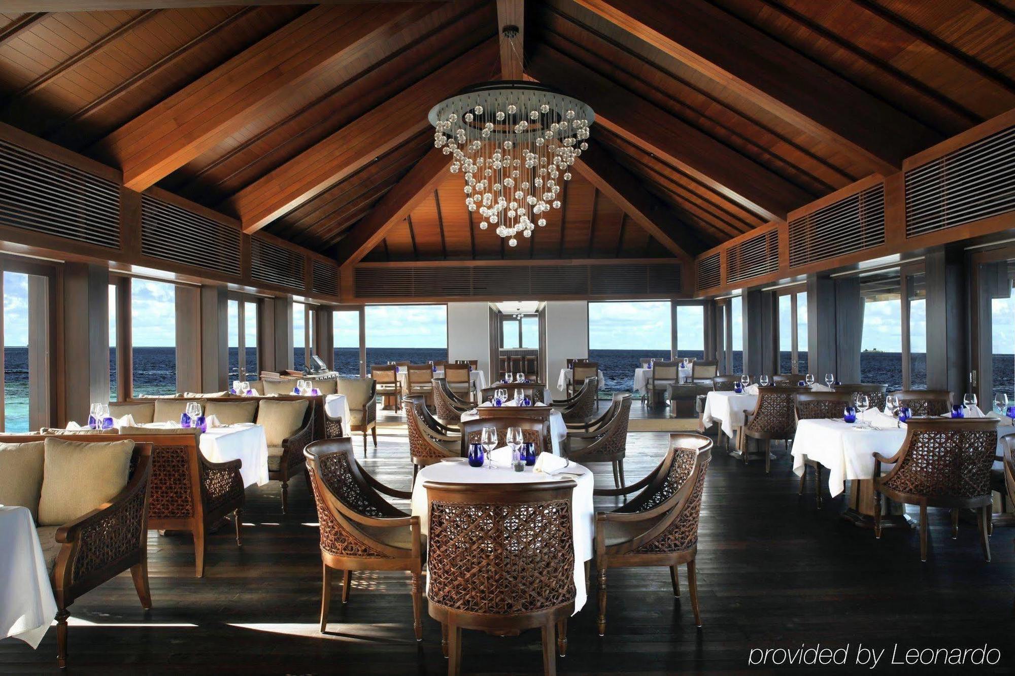 The Residence Maldives Dhigurah  Ristorante foto